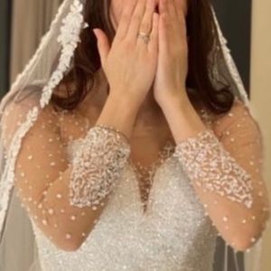 Wedding dress/ gown/ shiny dress